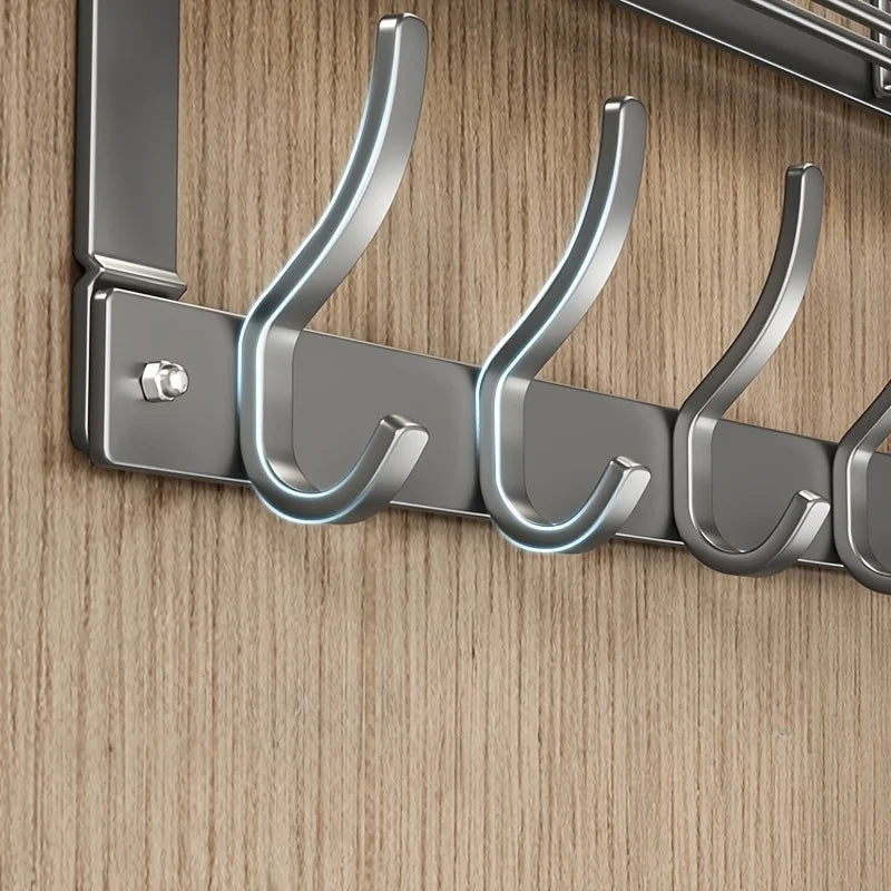 Porte manteau porte avec un étagère