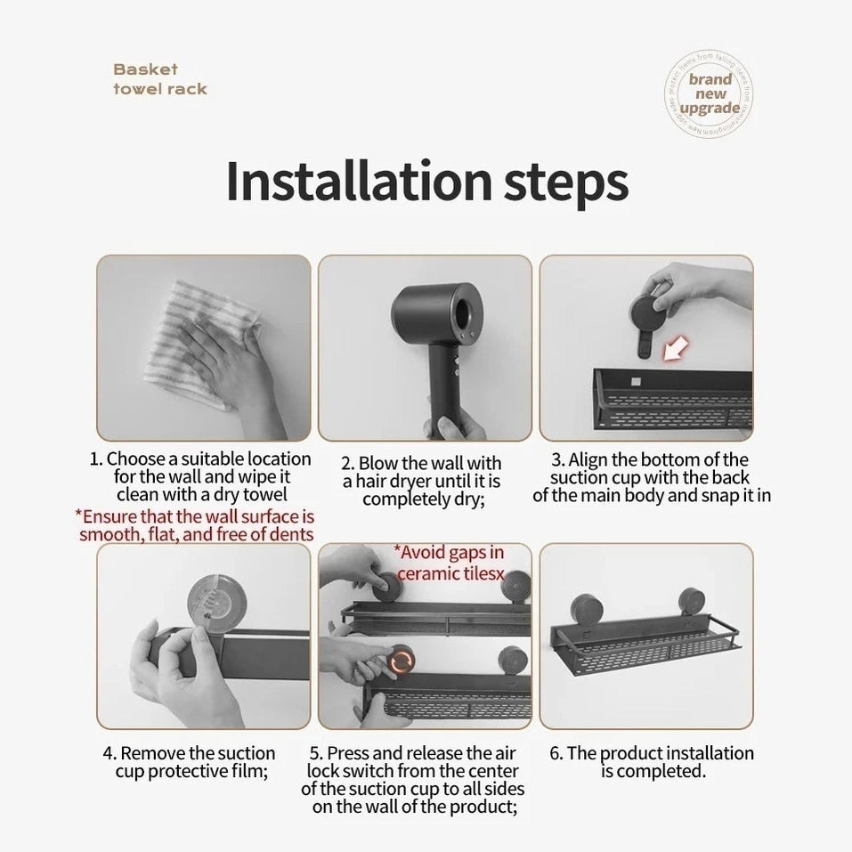 Installation Porte manteau sans percer amovible
