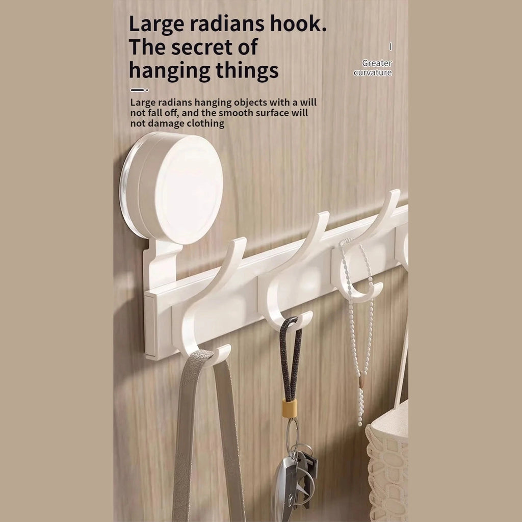 Porte manteau sans percer avec crochets
