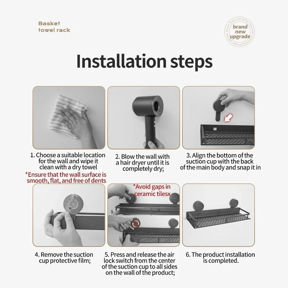 Instruction d'installation porte manteau sans percer avec crochet