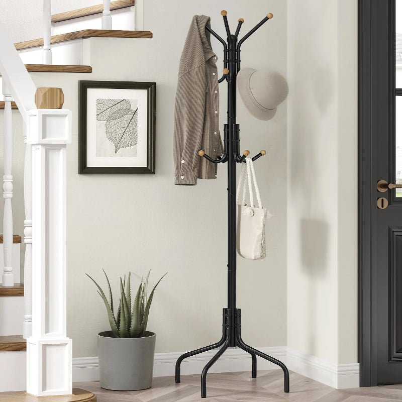 Porte manteau sur pied perroquet noir 1