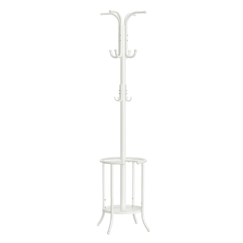 Porte manteau sur pied perroquet porte parapluie blanc