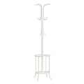 Porte manteau sur pied perroquet porte parapluie blanc