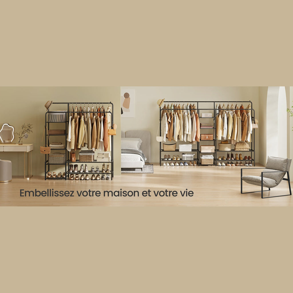 Porte manteau vestiaire 7 étagères
