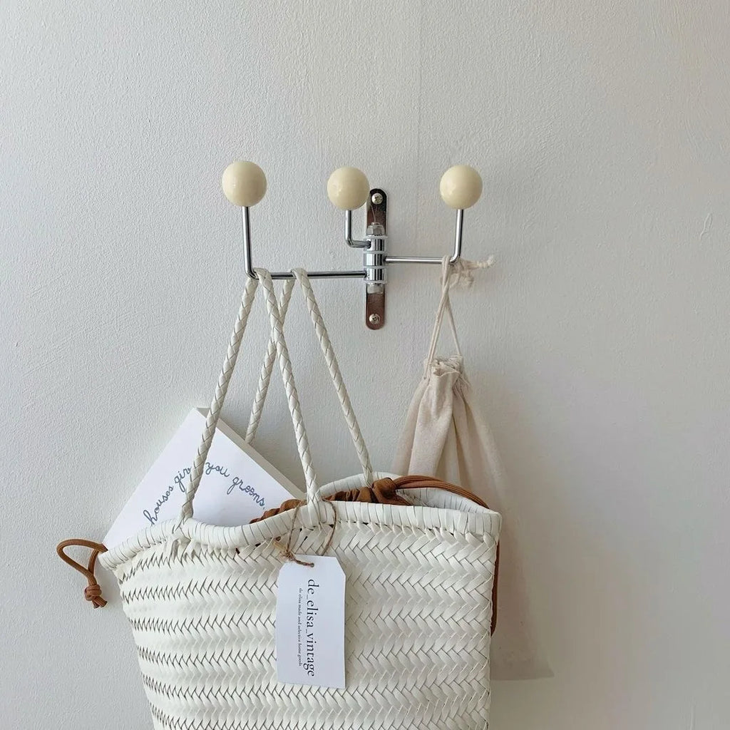 Porte manteau vintage trois crochets amovibles
