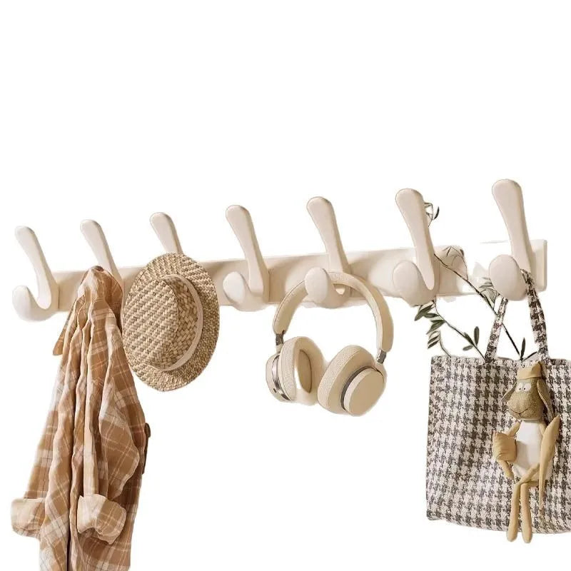 Porte manteau salle de bain métal crochets arrondis
