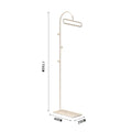 Porte manteau blanc verticale mobile