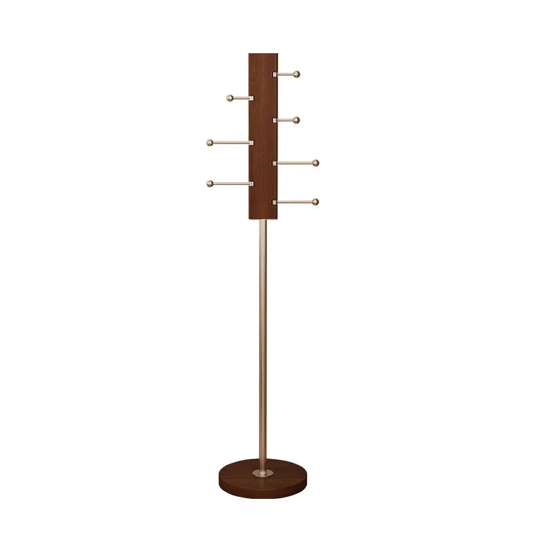 Porte-manteau design en bois massif et acier inoxydable