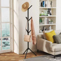 Porte manteau noir support en sol en forme de branche d'arbre