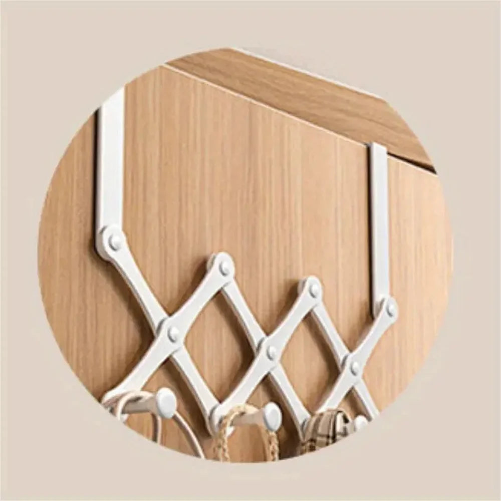 Porte manteau salle de bain pliable crochet télescopique