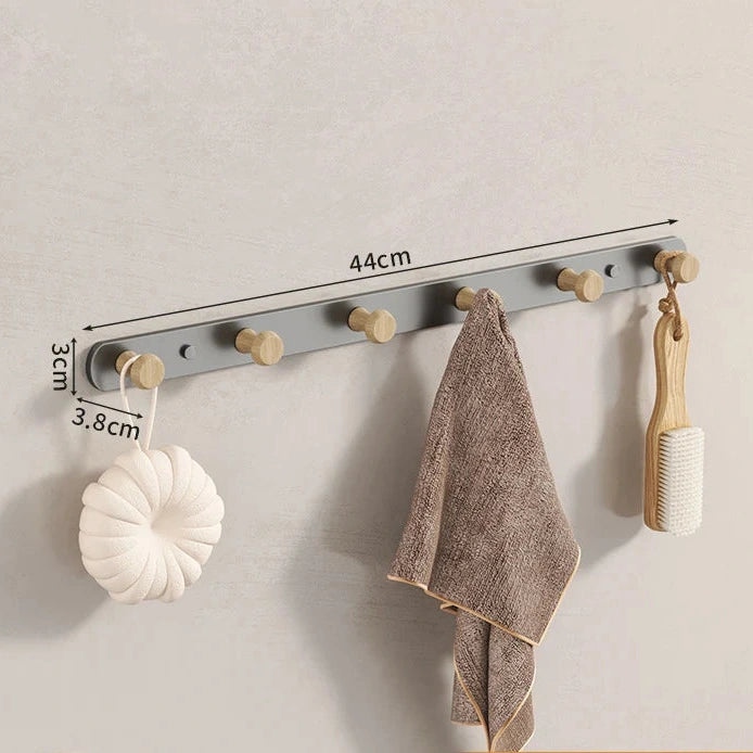 Porte manteau mural patère en bois