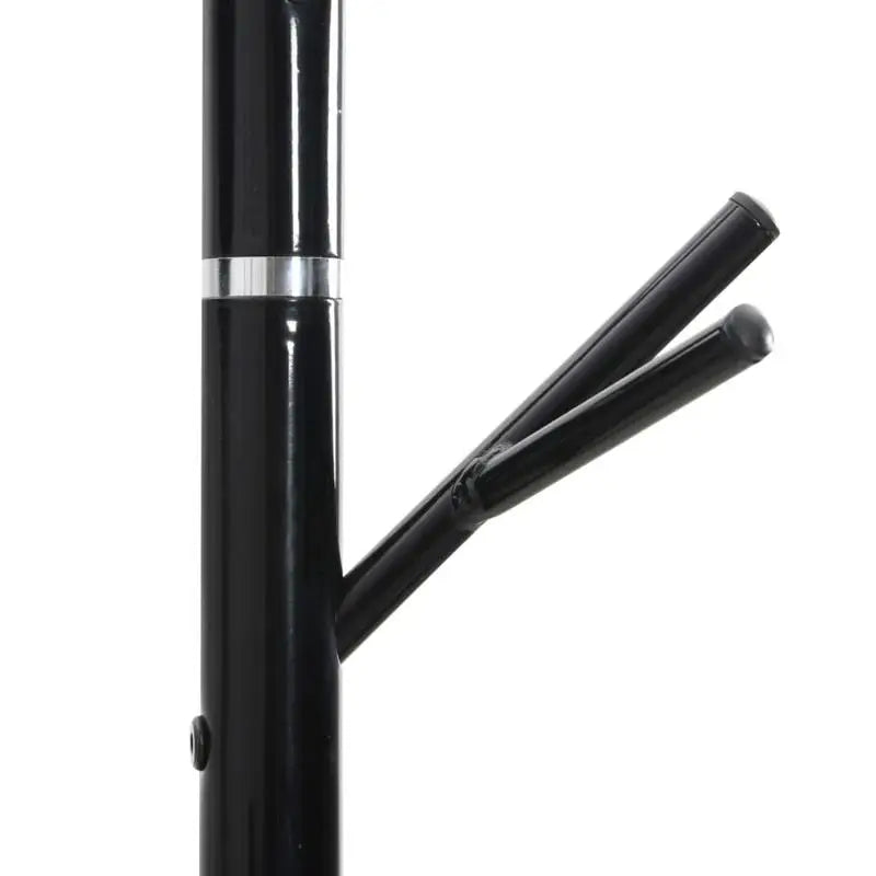 Porte-manteau noir 175 cm en fer thermolaqué