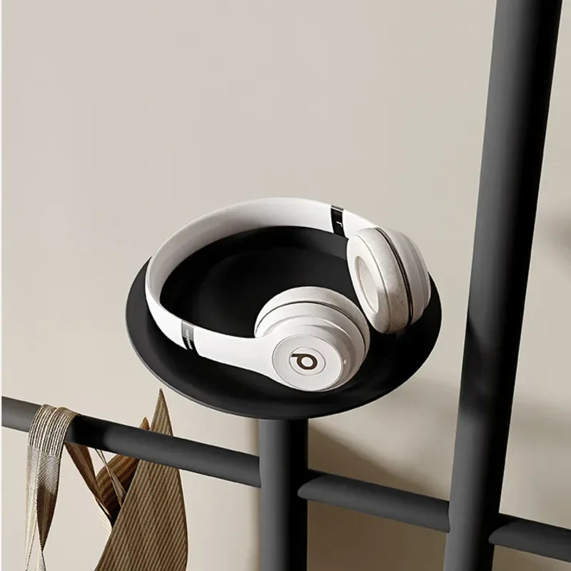 Porte manteau design en aluminium plateau marbré