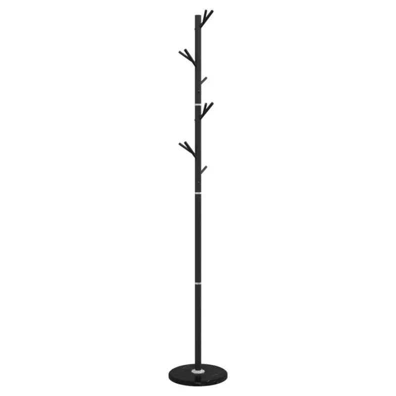 Porte-manteau noir 175 cm en fer thermolaqué