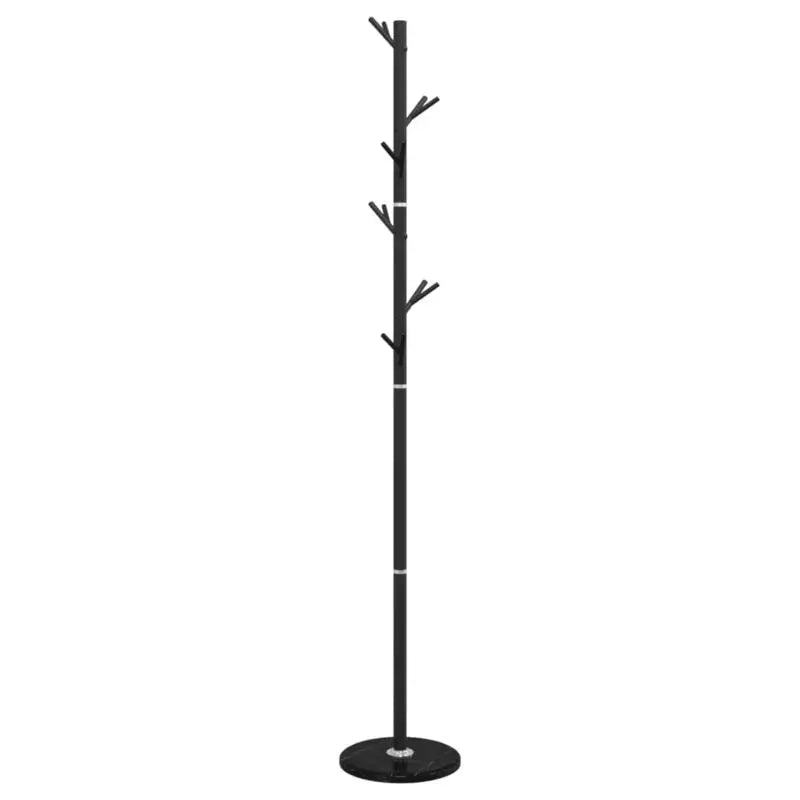 Porte-manteau noir 175 cm en fer thermolaqué
