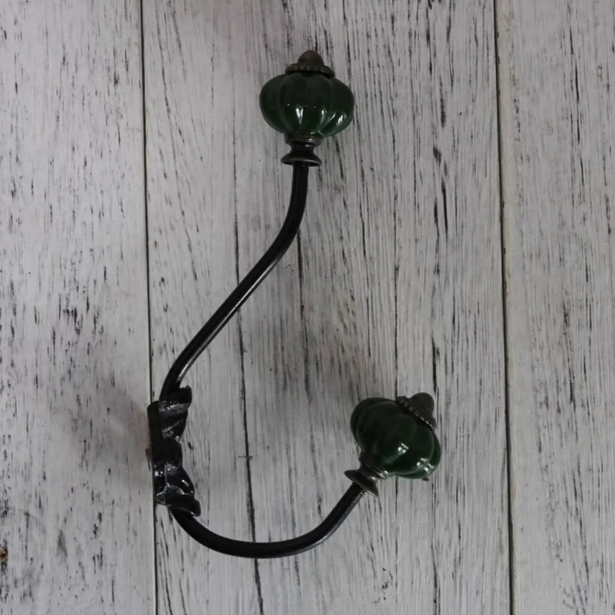 Porte manteau crochet en forme de citrouille en céramique