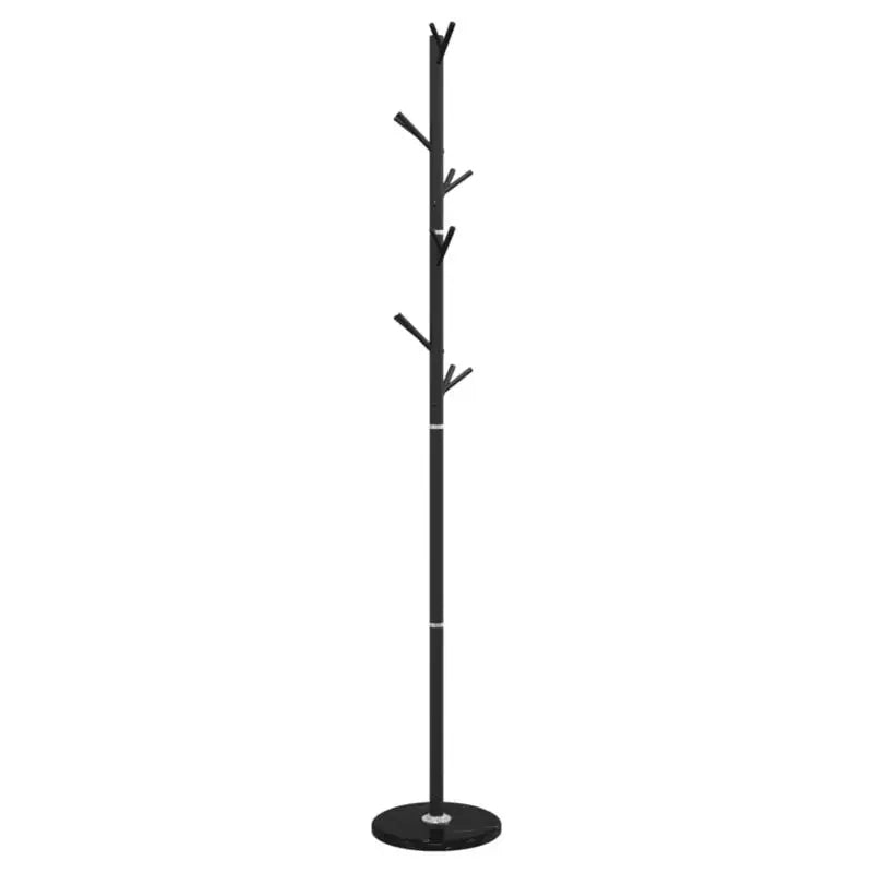 Porte-manteau noir 175 cm en fer thermolaqué