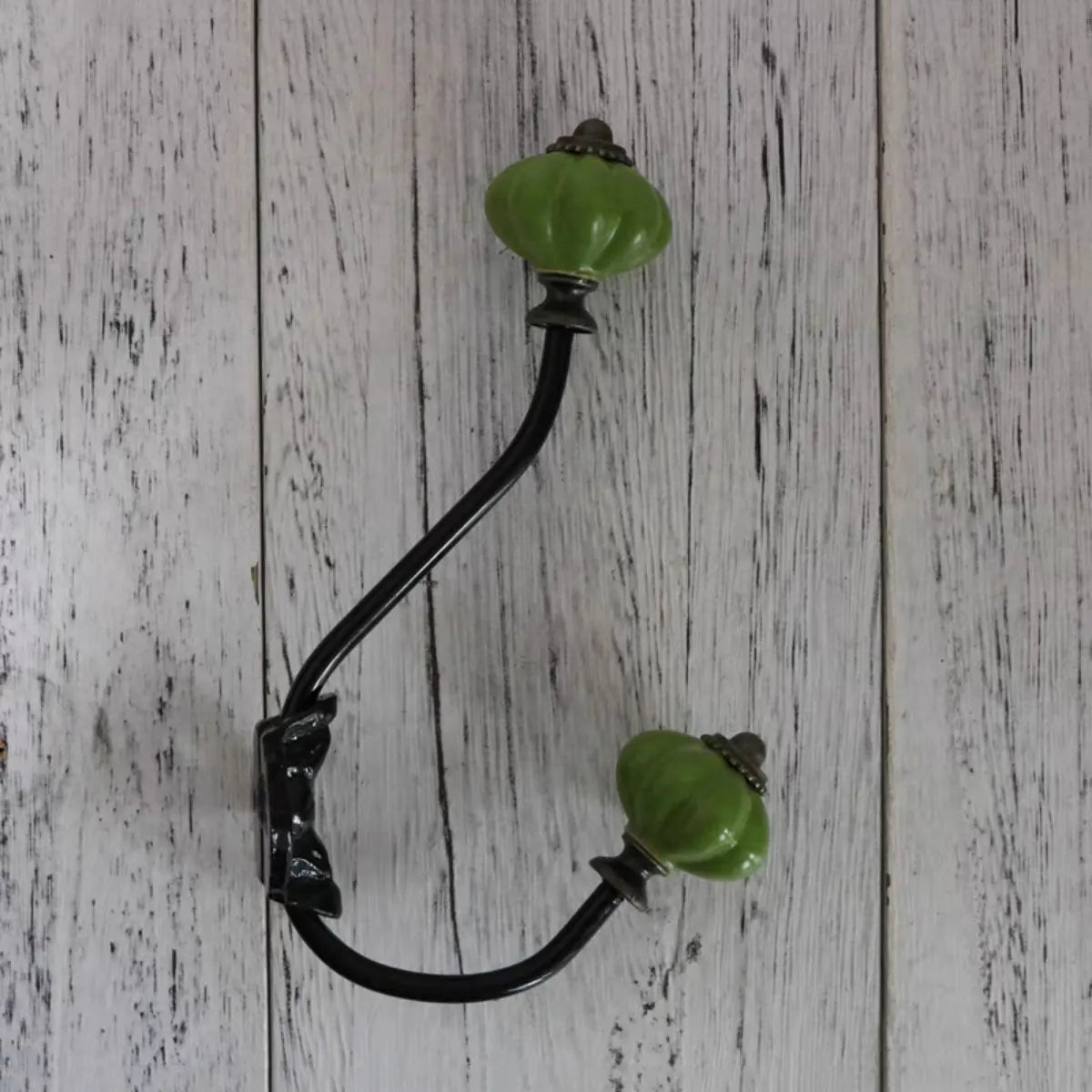 Porte manteau crochet en forme de citrouille en céramique