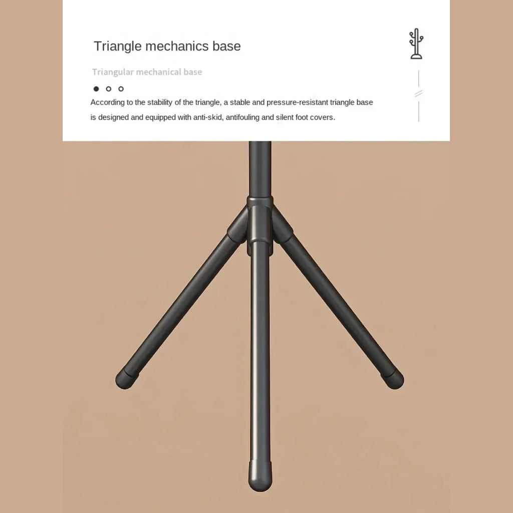 Porte manteau noir support en sol en forme de branche d'arbre